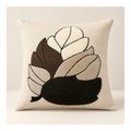 Abstract Leaf Tufted Cushion