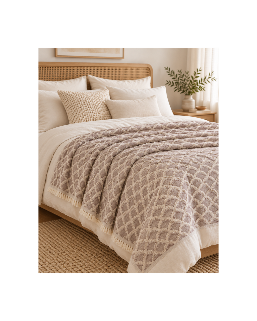 Luna Textured Bedspread