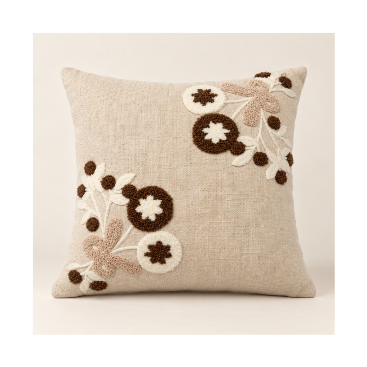 Botanical Tufted Cushion