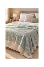 Sage Bloom Bedspread