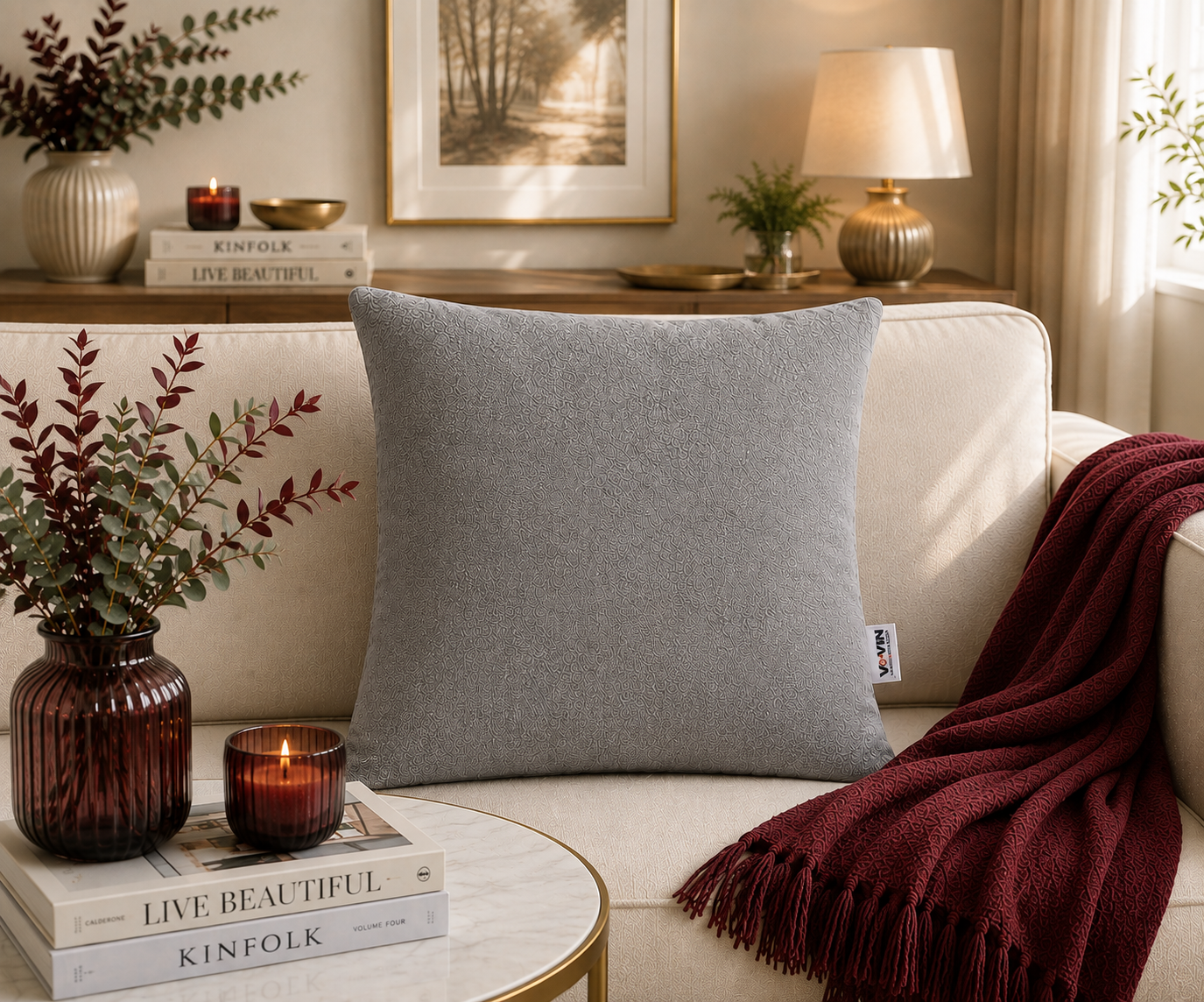 Textured Decorative Cushion