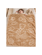 Teddy Plush Baby Blanket